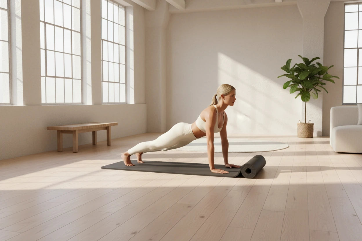 Siyah pilates başlangıç seti