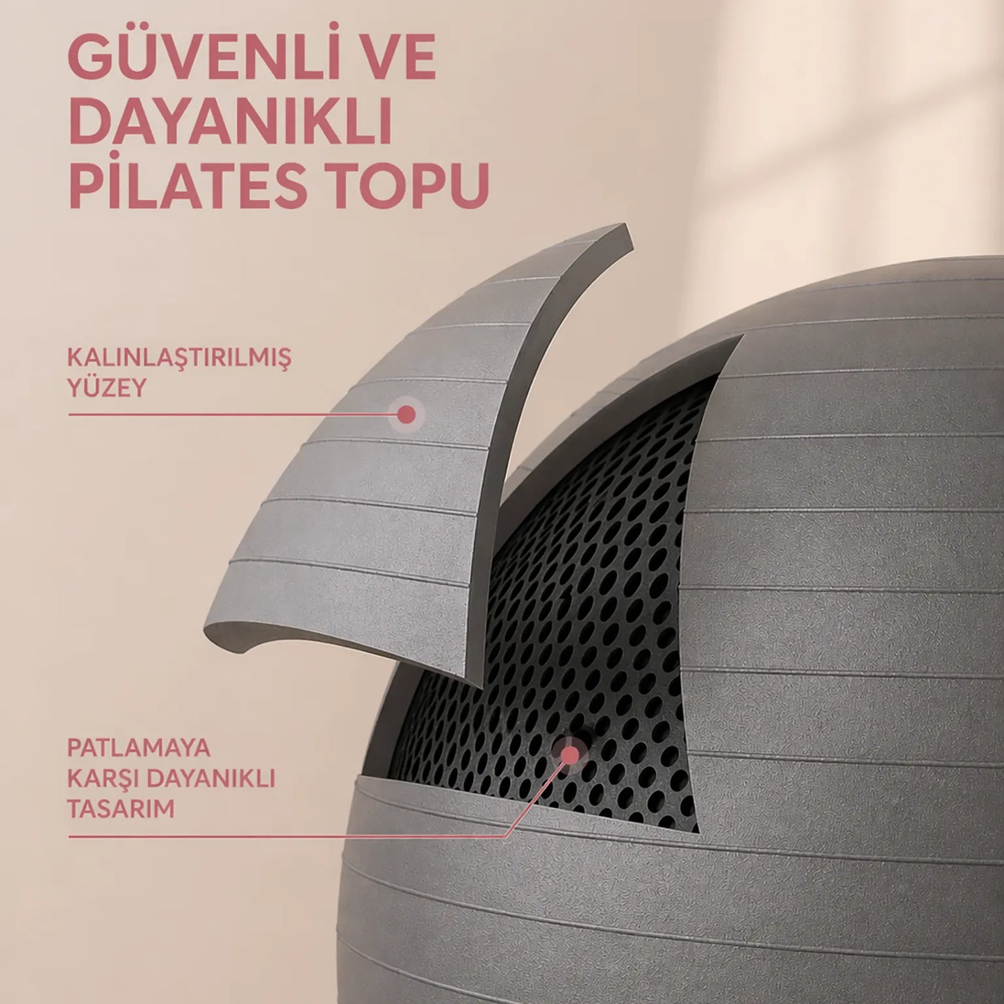 Siyah Pilates Topu büyük