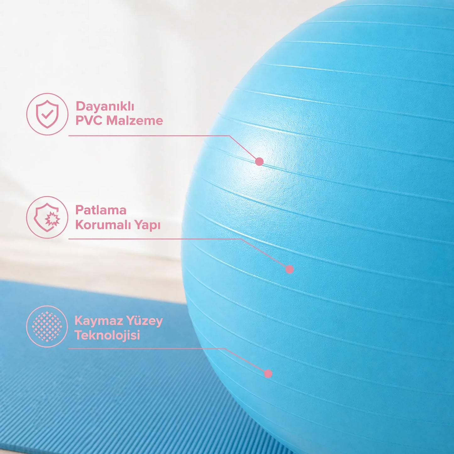 Mavi Pilates Topu büyük